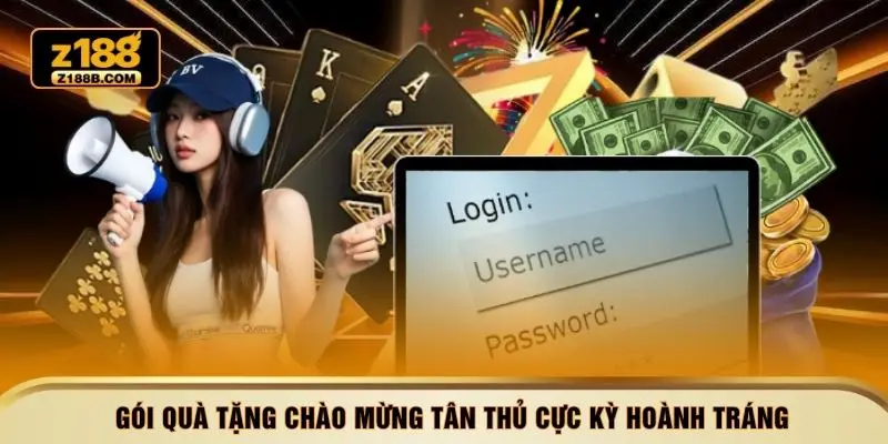 Gói quà tặng chào mừng tân thủ cực kỳ hoành tráng